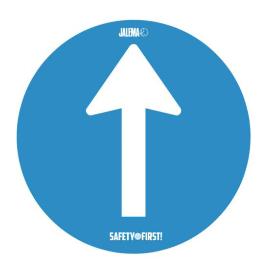 Jalema autocollant de sol unidirectionnel pour sols lisses (2 pièces) 234754 - 1