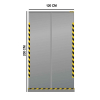 Jalema paravent rétractable 200 x 120 cm transparent 234758 - 1