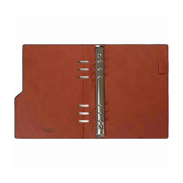 Kalpa A5 organiseur compact avec recharge d'agenda semainier avec répartition par heure (1 semaine sur 2 pages) bilingue - noir 262572 - 6