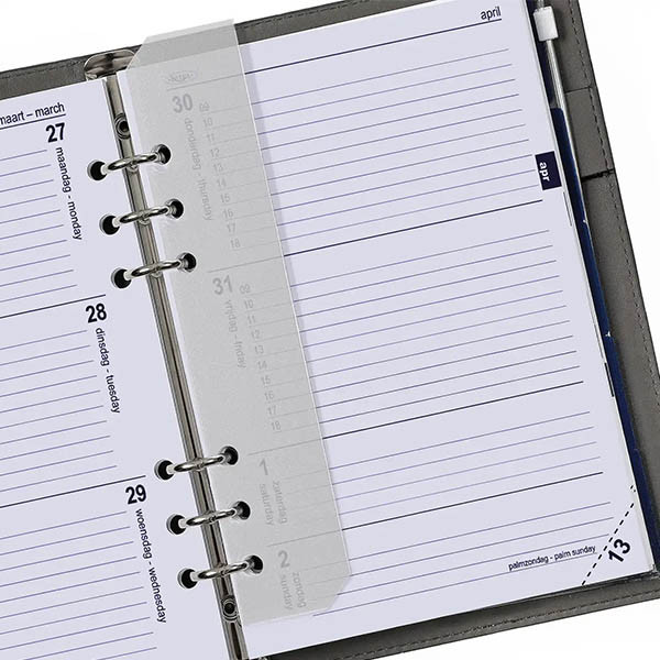 Kalpa A5 recharge pour agenda semainier 2026 (1 semaine sur 2 pages) bilingue 262560 - 3