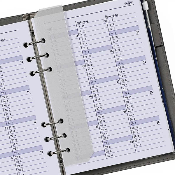 Kalpa A5 recharge pour agenda semainier 2026 (1 semaine sur 2 pages) bilingue 262560 - 4