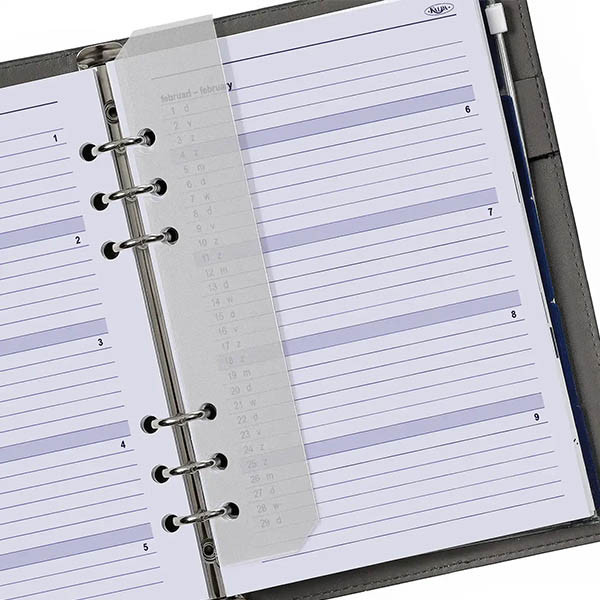 Kalpa A5 recharge pour agenda semainier 2026 (1 semaine sur 2 pages) bilingue 262560 - 5