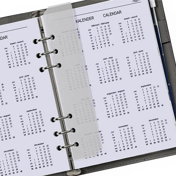 Kalpa A5 recharge pour agenda semainier 2026 (1 semaine sur 2 pages) bilingue 262560 - 6