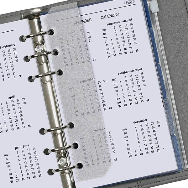 Kalpa Personal recharge pour agenda semainier 2026 (1 semaine sur 2 pages) bilingue 262563 - 6