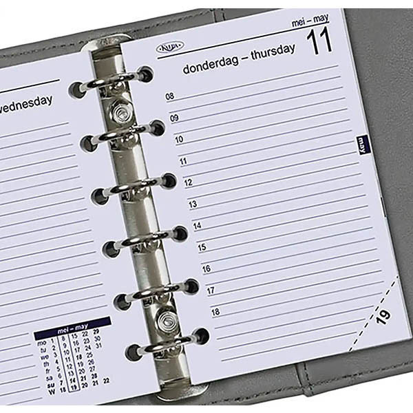 Kalpa Pocket recharge pour agenda journalier 2026 (1 jour par page) bilingue 262566 - 3