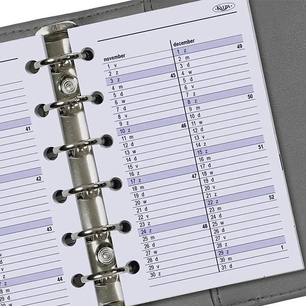 Kalpa Pocket recharge pour agenda journalier 2026 (1 jour par page) bilingue 262566 - 4