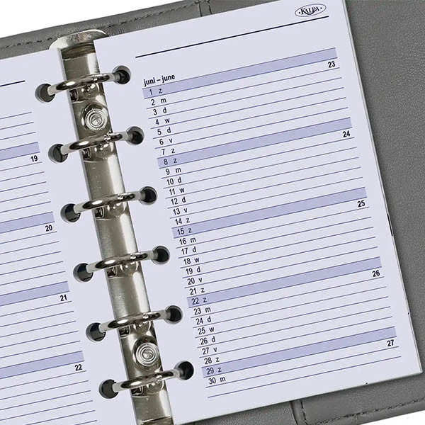 Kalpa Pocket recharge pour agenda journalier 2026 (1 jour par page) bilingue 262566 - 5