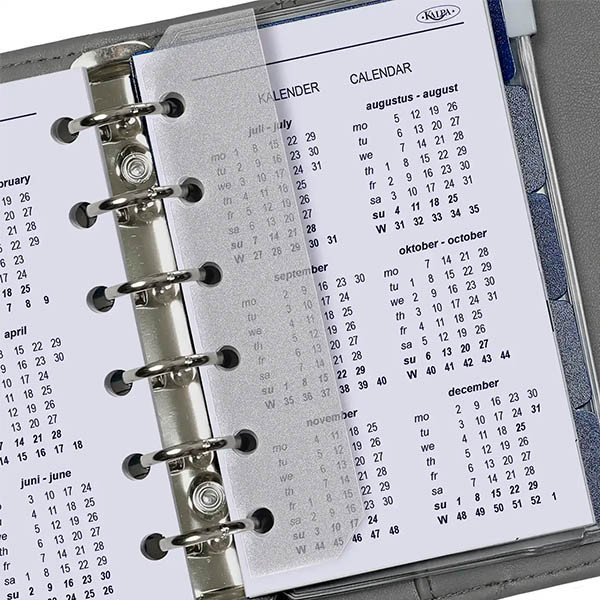Kalpa Pocket recharge pour agenda semainier 2026 (1 semaine sur 2 pages) bilingue 262568 - 6