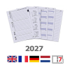 Kalpa recharge 2027 A5 agenda semainier avec horaire (1 semaine sur 2 pages) 4 langues 262596 - 1