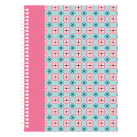 Kangaro Pink Mint Retro cahier à spirale A4 ligné 60 g/m² 160 feuilles 206883
