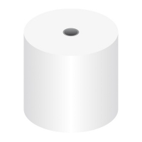 Kangaro bobine de caisse 57x70x12 blanche (5 pièces) 205388