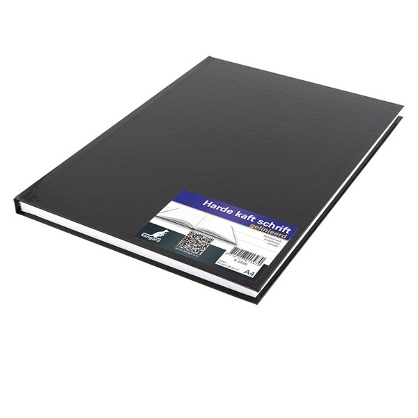 Kangaro carnet relié A4 ligné 80 feuilles - noir 204908 - 1