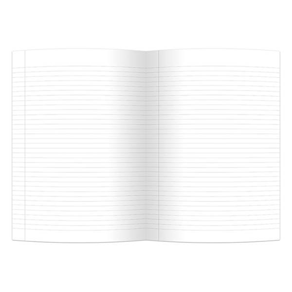 Kangaro carnet relié A4 ligné 80 feuilles - noir 204908 - 2