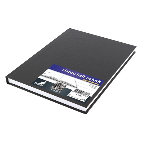 Kangaro carnet relié A5 ligné 80 feuilles - noir 204907 - 1