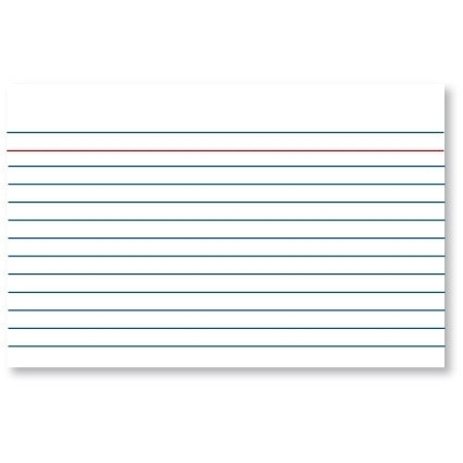 Kangaro fiche Bristol lignée 148 x 105 mm (100 pièces) 205156 - 1