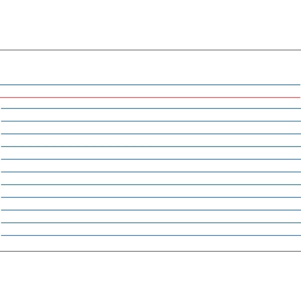 Kangaro fiche Bristol lignée 90 x 55 mm (100 pièces) 205148 - 1