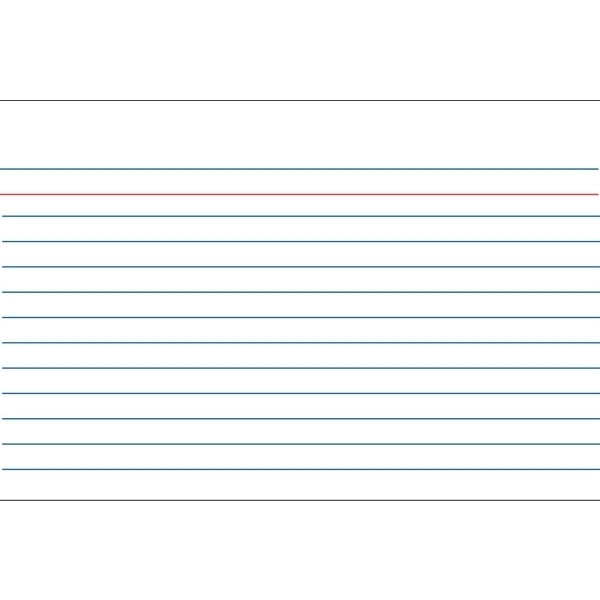 Kangaro fiche bristol lignée 150 x 200 mm (100 pièces) 205162 - 1