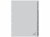 Kangaro intercalaires A4 en plastique avec 31 onglets (23 trous) - gris 205473 - 1