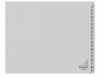 Kangaro intercalaires A5 en plastique avec 20 onglets A-Z (2 trous) - gris 206775 - 1