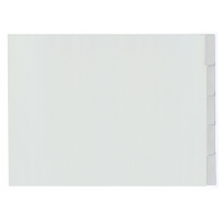 Kangaro intercalaires en plastique A3 paysage avec 5 onglets (4 trous) 206735