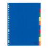 Kangaro intercalaires en plastique A4 avec 10 onglets (23 trous) 206760 - 1
