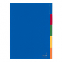 Kangaro intercalaires en plastique A4 avec 5 onglets (23 trous) 206761