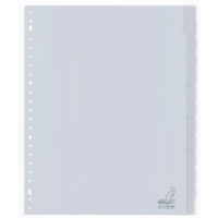 Kangaro intercalaires en plastique avec fenêtre soudée et 12 onglets (23 trous) 205174