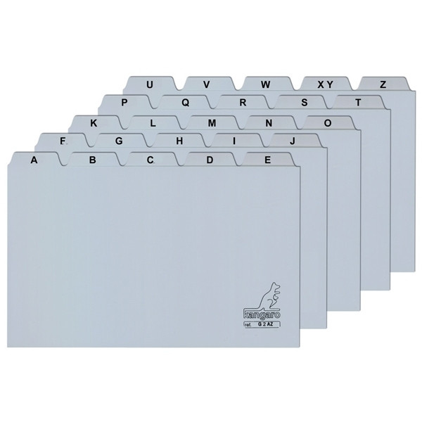 Kangaro intercalaires pour boîte à fiches 148 x 100/110 mm (1 lot) - gris 205138 - 1