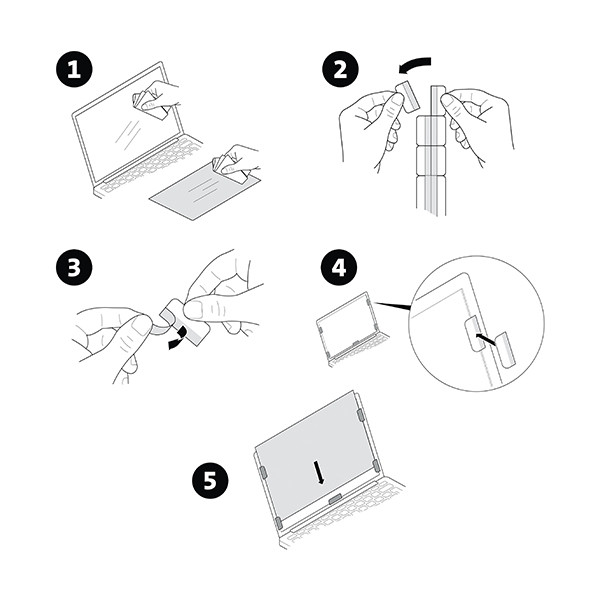 Kensington 27 pouces 16:9 filtre de confidentialité 230076 - 3