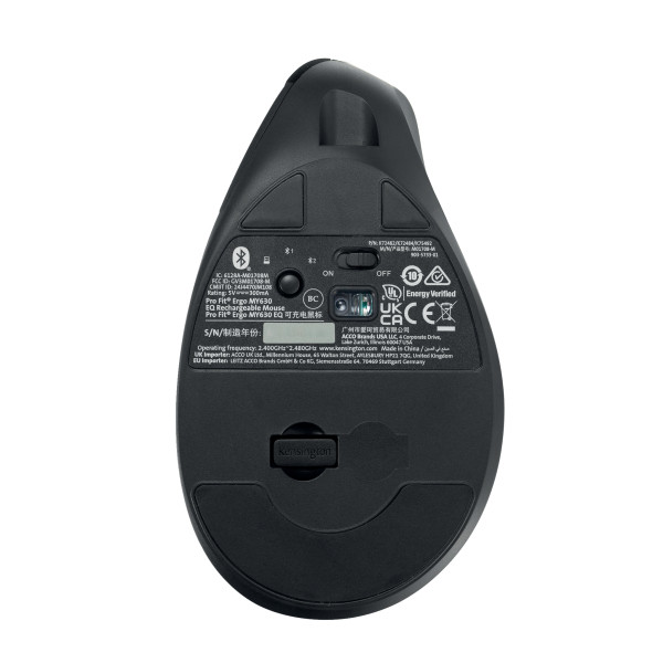 Kensington EQ MY630 oplaadbare ergonomische muis 230170 - 6