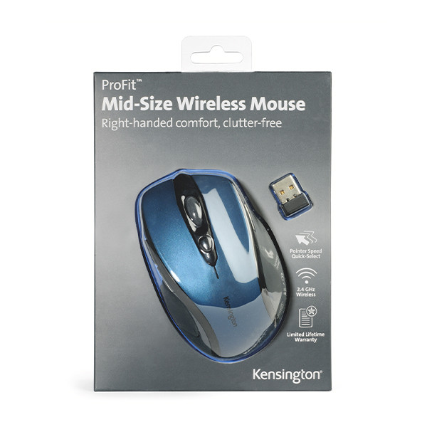 Kensington Pro Fit souris ergonomique sans fil - bleu 230086 - 5