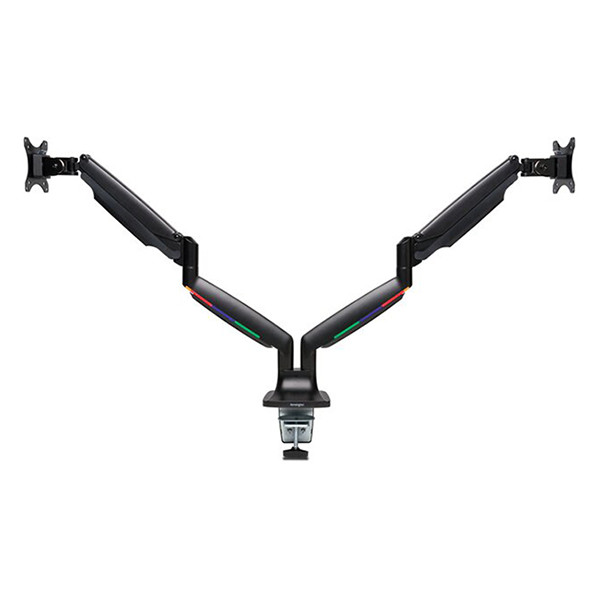 Kensington Smartfit one-touch bras d'écran à ressort à gaz pour 2 écrans (avec pince et oeillet) - noir 230158 - 2