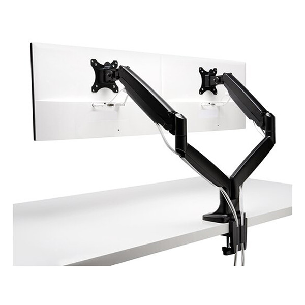 Kensington Smartfit one-touch bras d'écran à ressort à gaz pour 2 écrans (avec pince et oeillet) - noir 230158 - 3