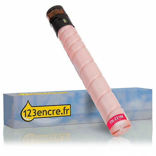 Konica Minolta TN-221M (A8K3350) toner (marque 123encre) - magenta 072985 - 1