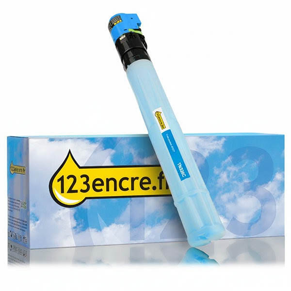 Konica Minolta TN-328C (AAV8450) toner (marque 123encre) - cyan 073277 - 1