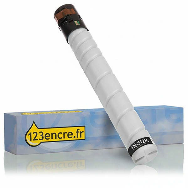 Konica Minolta TN-512K (A33K152) toner (marque 123encre) - noir 072675 - 1