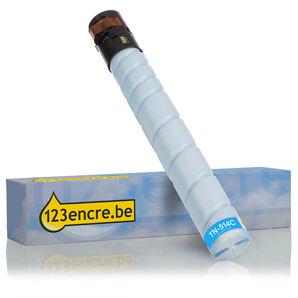 Konica Minolta TN-514C (A9E8450) toner (marque 123encre) - cyan 072975 - 1