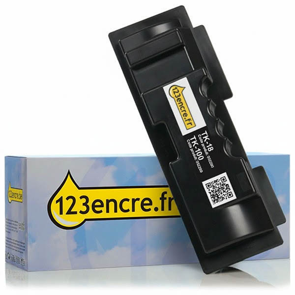 Kyocera TK-18 toner (marque 123encre) - noir 032290 - 1