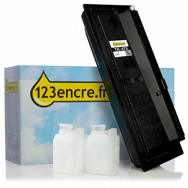 Kyocera TK-475 toner (marque 123encre) - noir 079337 - 1