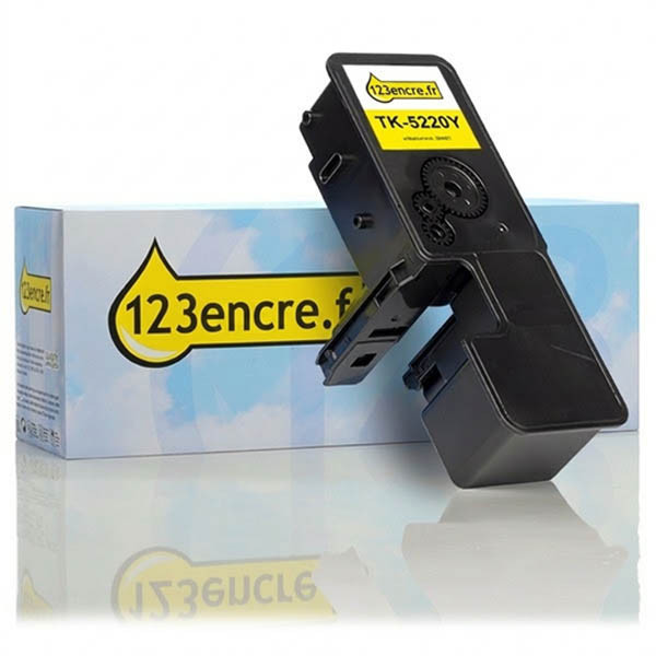 Kyocera TK-5220Y toner (marque 123encre) - jaune 094401 - 1