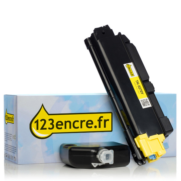 Kyocera TK-5270Y toner (marque 123encre) - jaune 094621 - 1