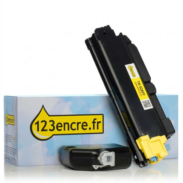 Kyocera TK-5280Y toner (marque 123encre) - jaune 094633 - 1