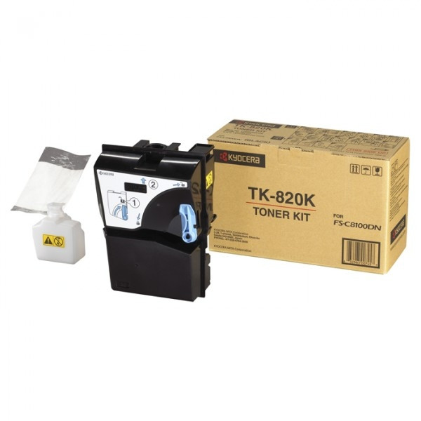 Kyocera TK-820K toner (d'origine) - noir 079115 - 1