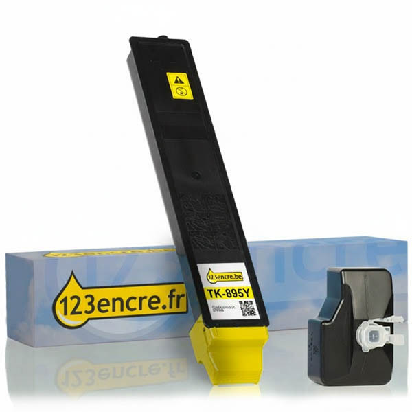 Kyocera TK-895Y toner (marque 123encre) - jaune 079345 - 1