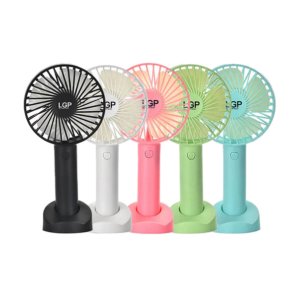 LPG set de ventilateurs à main - noir/bleu/vert/rose/blanc 828244 - 1