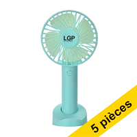 Offre : 5x LGP ventilateur à main - bleu 828240