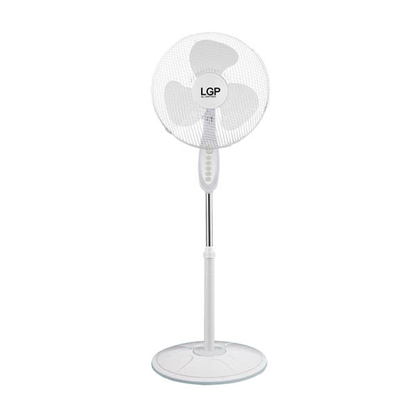 LGP ventilateur sur pied avec minuterie - blanc 828230 - 1