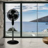 LGP ventilateur sur pied avec minuterie - noir 828231 - 2