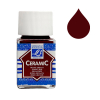 Lefranc Bourgeois Ceramic peinture pour verre et porcelaine 377 (50 ml) - rouge grenat 405125 - 1