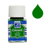 Lefranc Bourgeois Ceramic peinture pour verre et porcelaine 543 (50 ml) - vert pré 405129 - 1